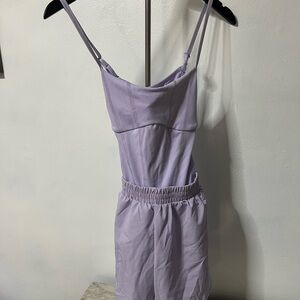 PINK Victoria's Secret Lavender Athletic Romper